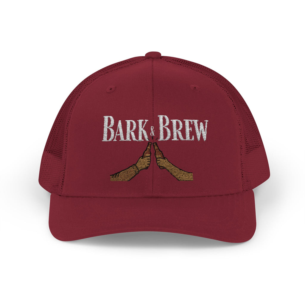 Trucker Cap — "Bark and Brew"  Snapback