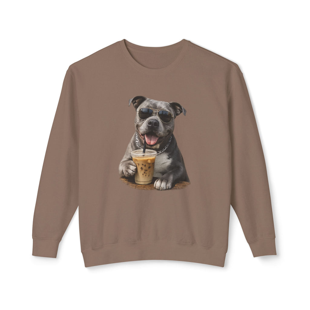 Pittie with Coffee Sweatshirt