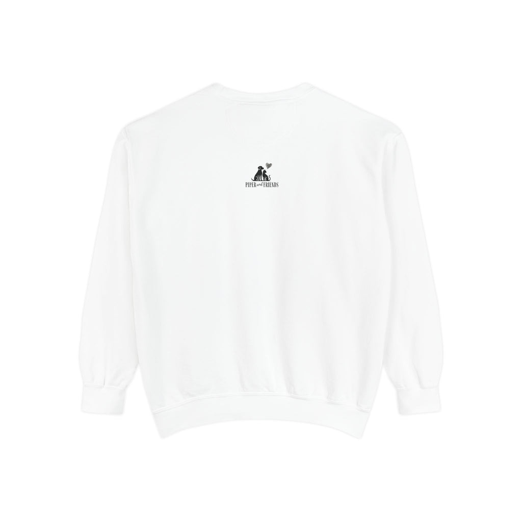 Dogs Are My Love Language Comfort Colors Crewneck Sweatshirt