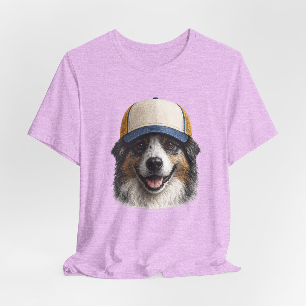 Aussie in a trucker hat