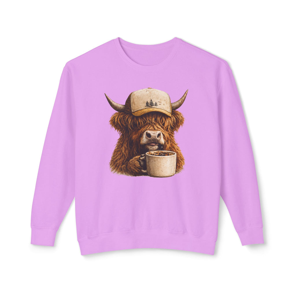 Highland Cow Coffee Sweatshirt