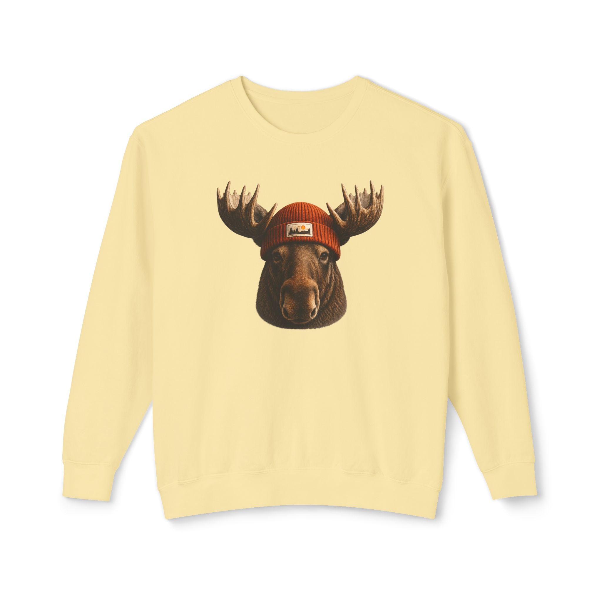 Moose Beanie Sweatshirt