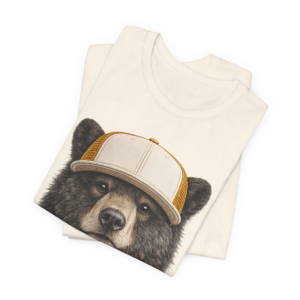 Black Bear in Trucker Hat