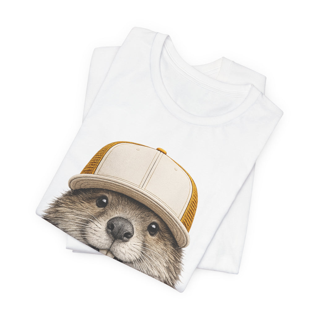 Beaver in Trucker Hat