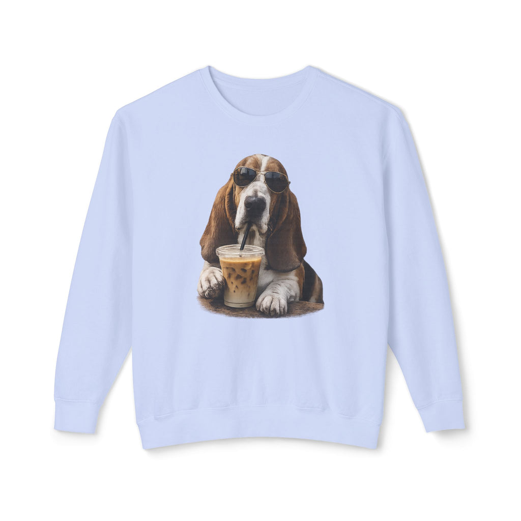 Basset with Coffee Sweatshirt