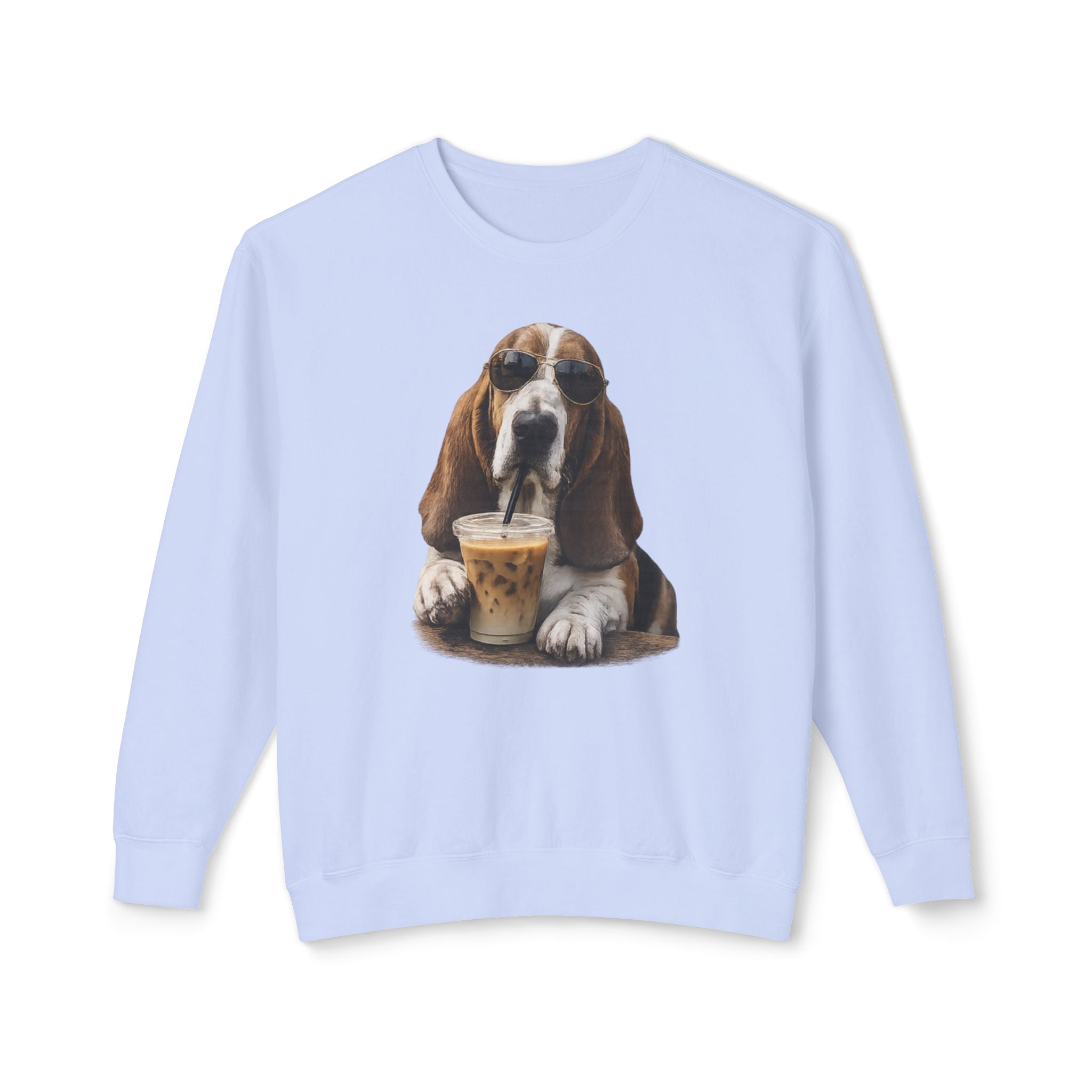 Basset with Coffee Sweatshirt