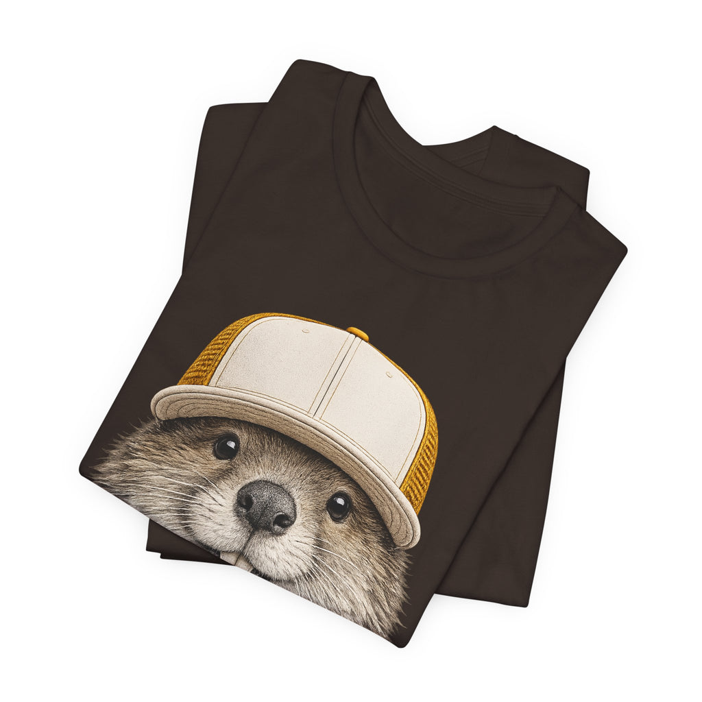 Beaver in Trucker Hat