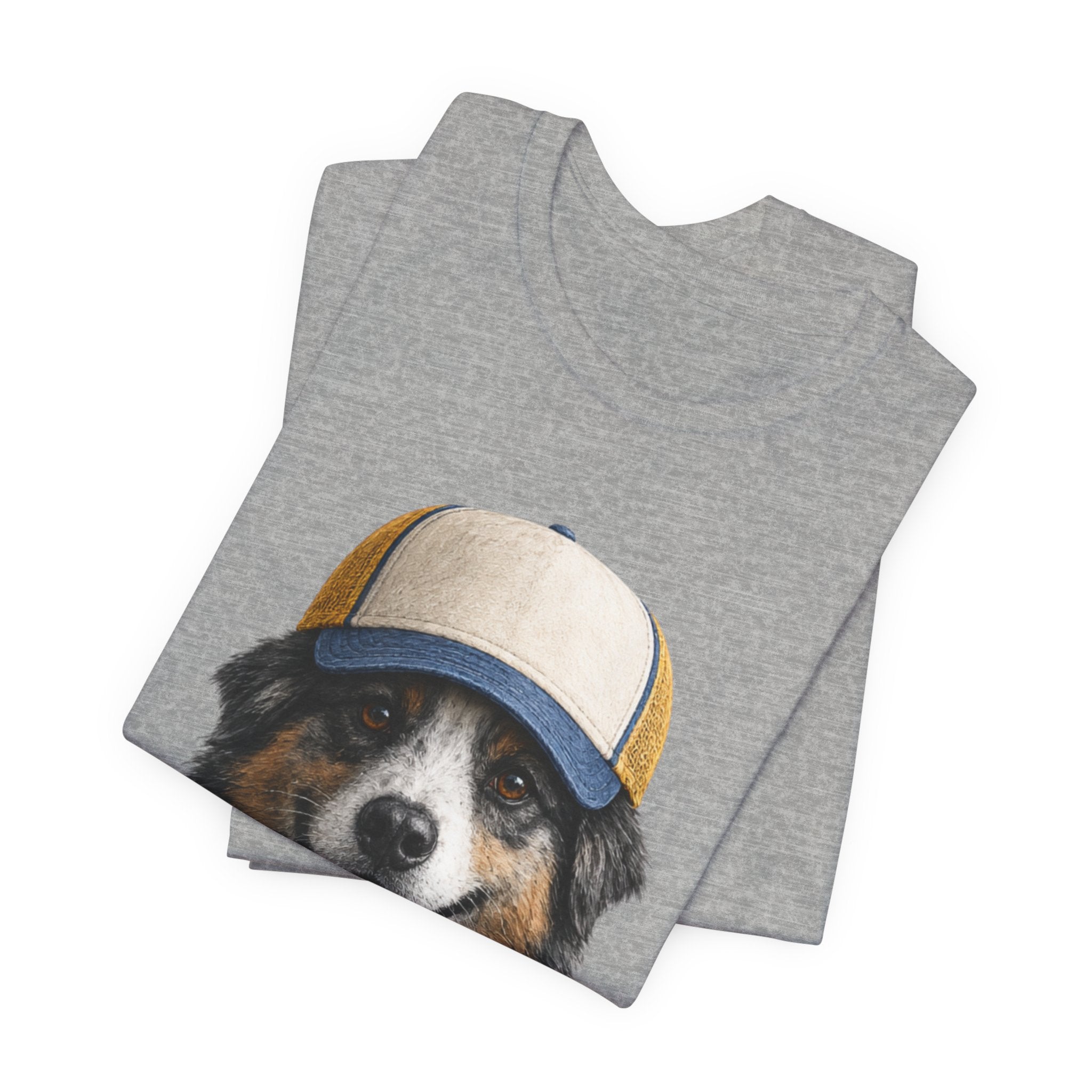 Aussie in a trucker hat