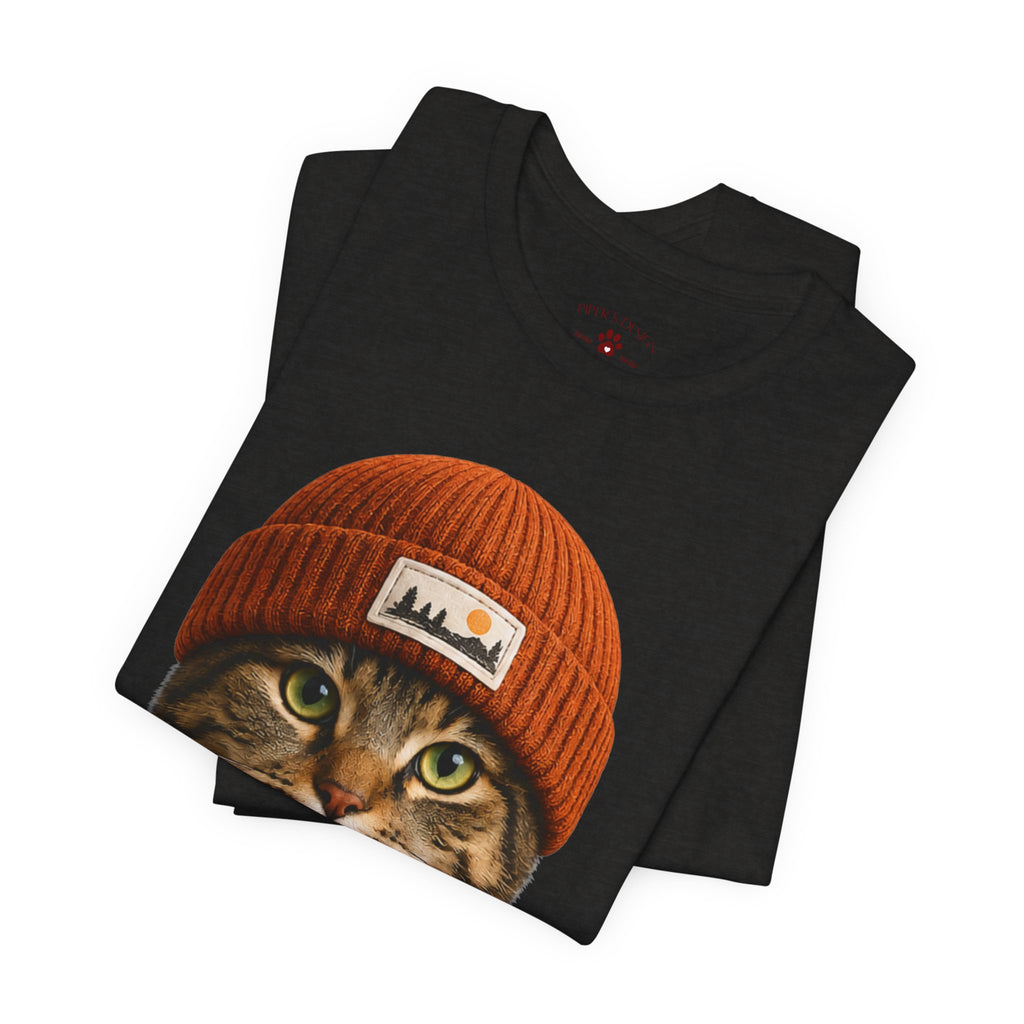 Tabby Cat in a Beanie
