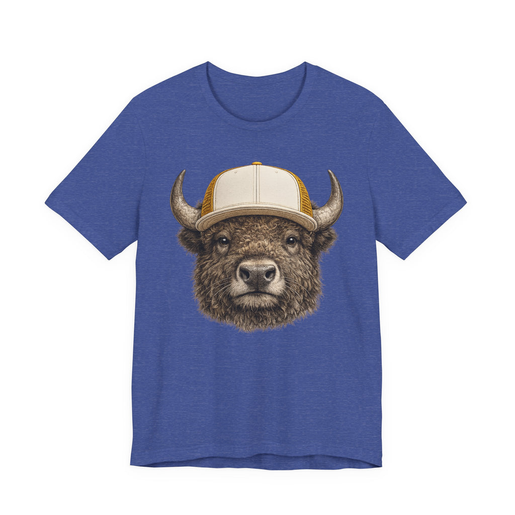 Bison in Trucker Hat