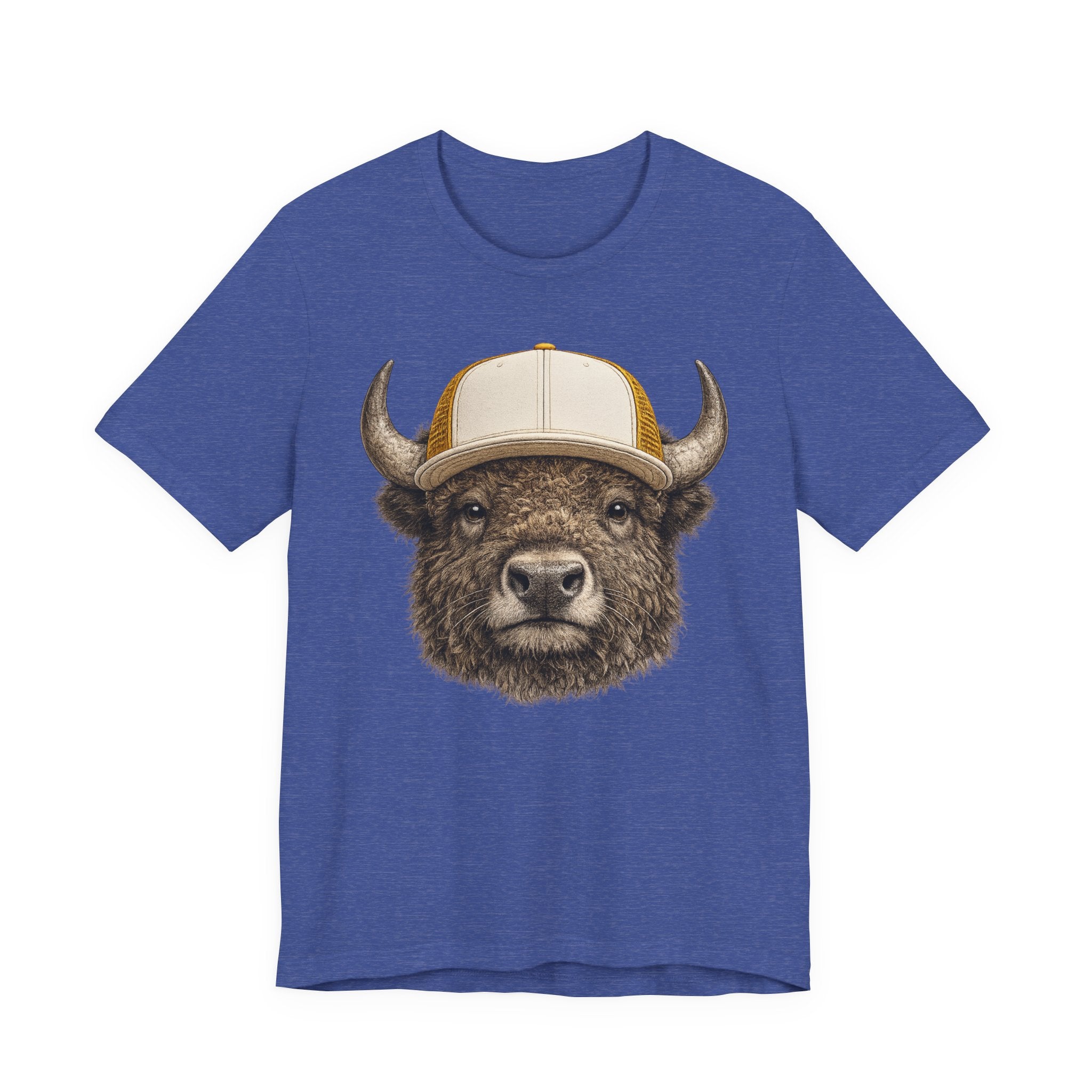 Bison in Trucker Hat