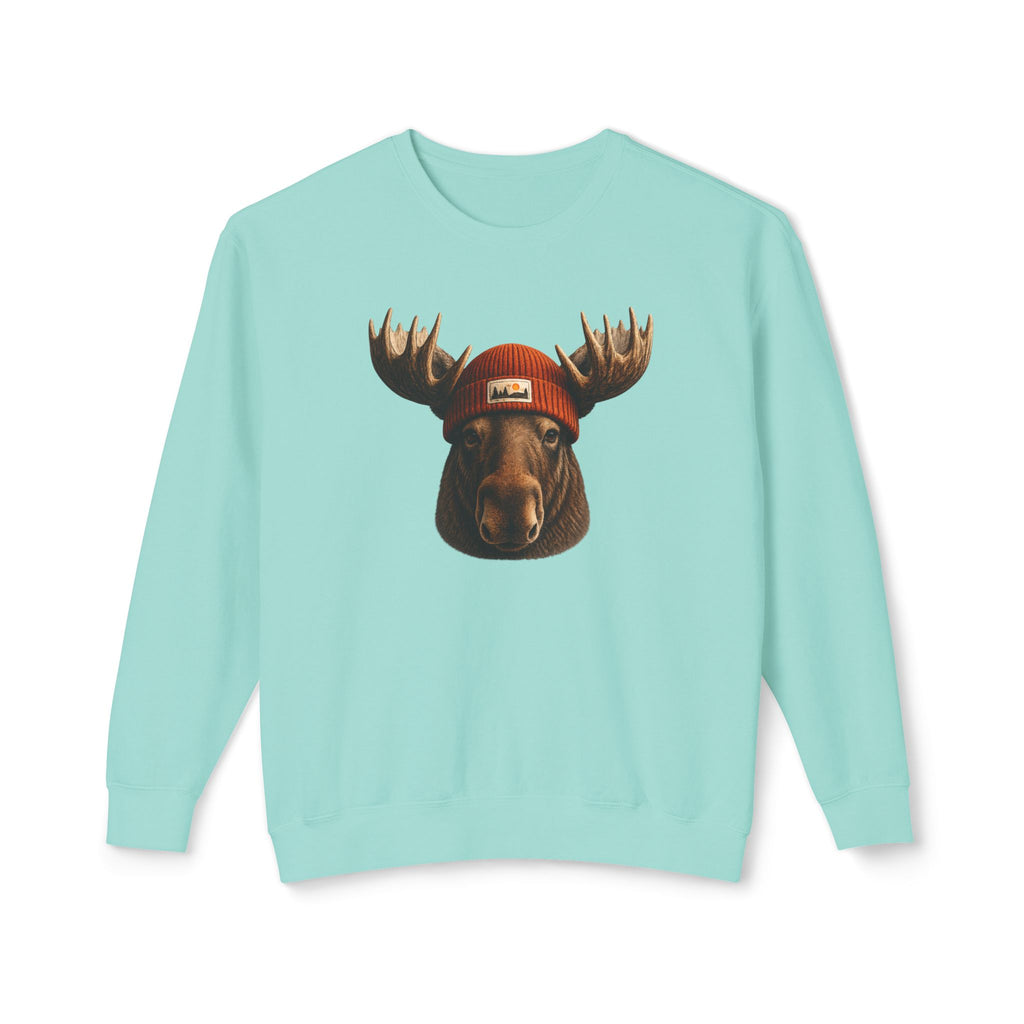 Moose Beanie Sweatshirt