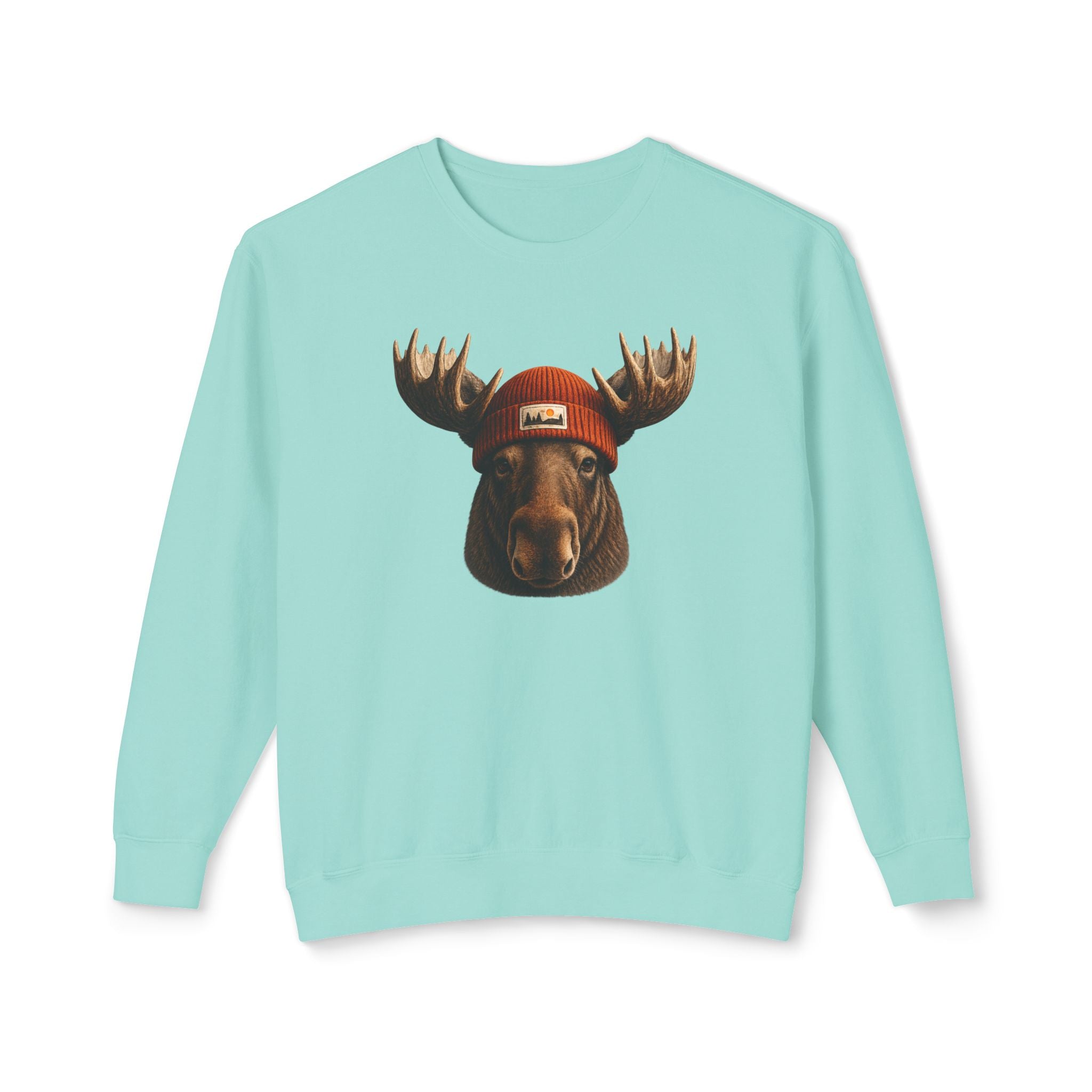 Moose Beanie Sweatshirt