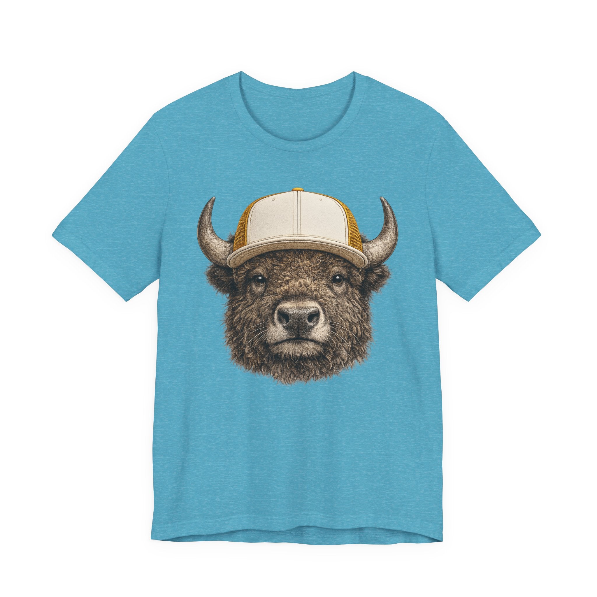 Bison in Trucker Hat