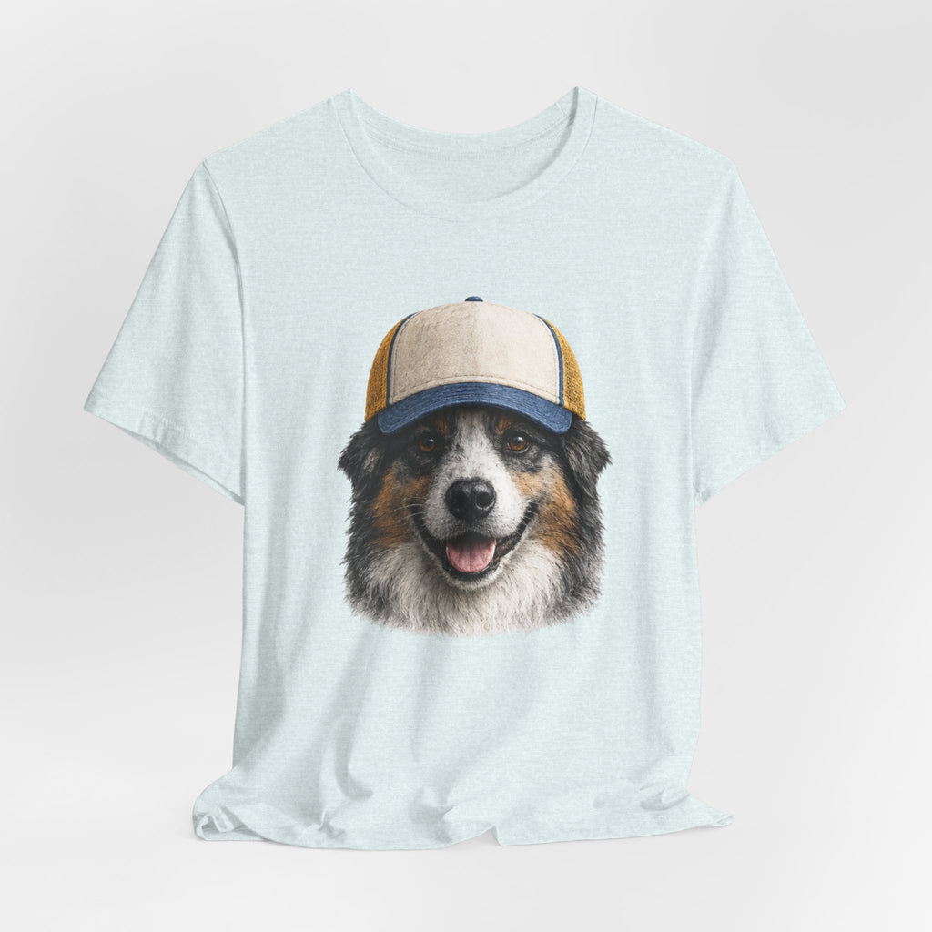 Aussie in a trucker hat