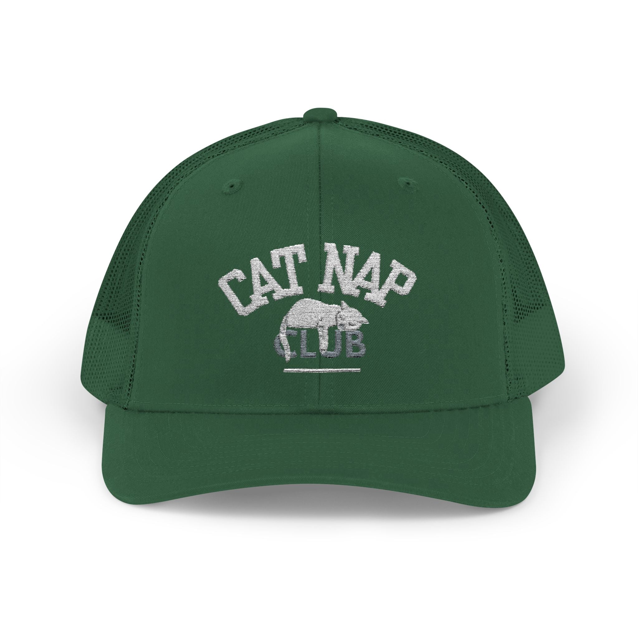 Cat Nap Club Trucker Cap — Snapback Cat Lover Hat