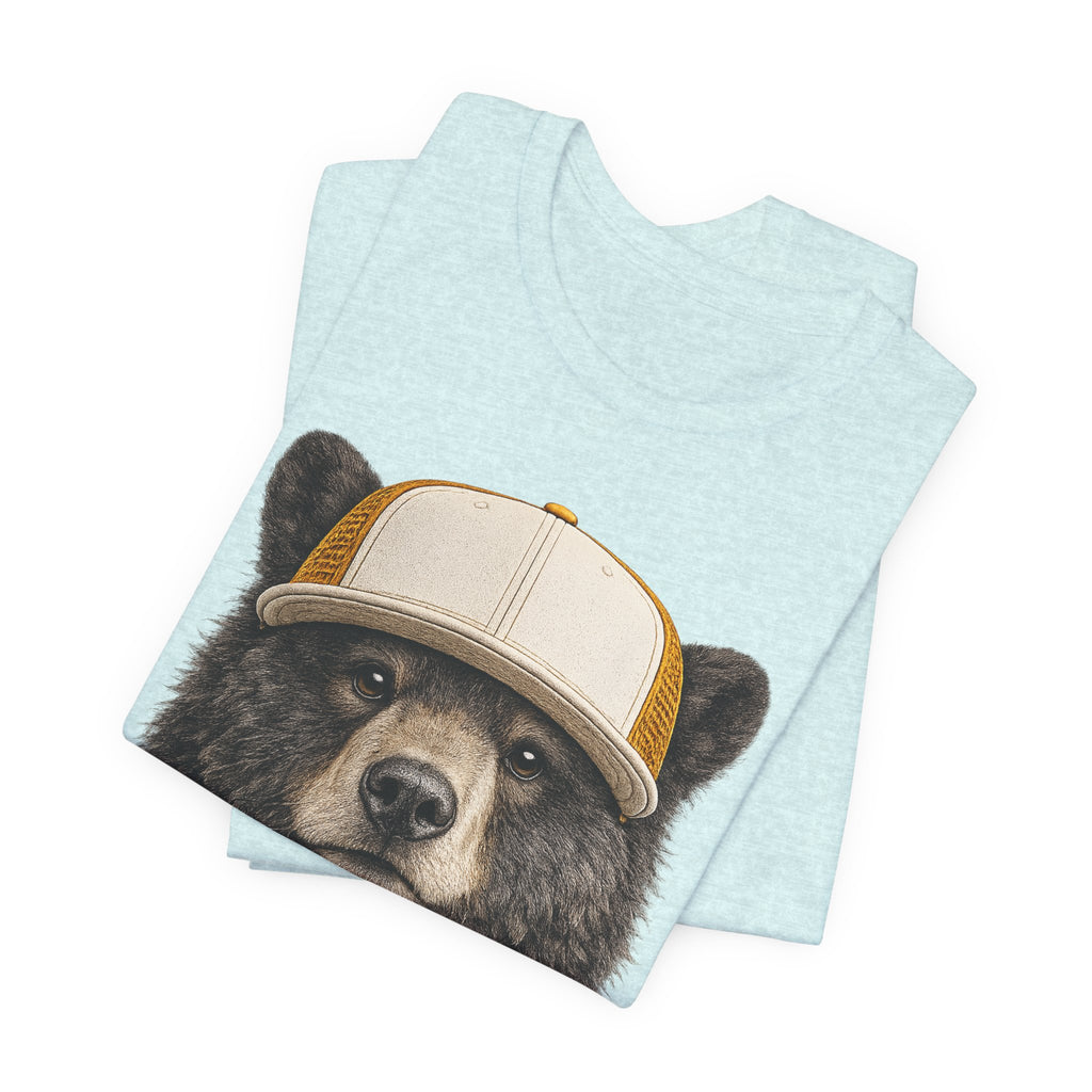 Black Bear in Trucker Hat