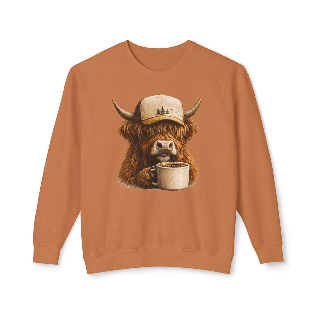 Highland Cow Coffee Sweatshirt