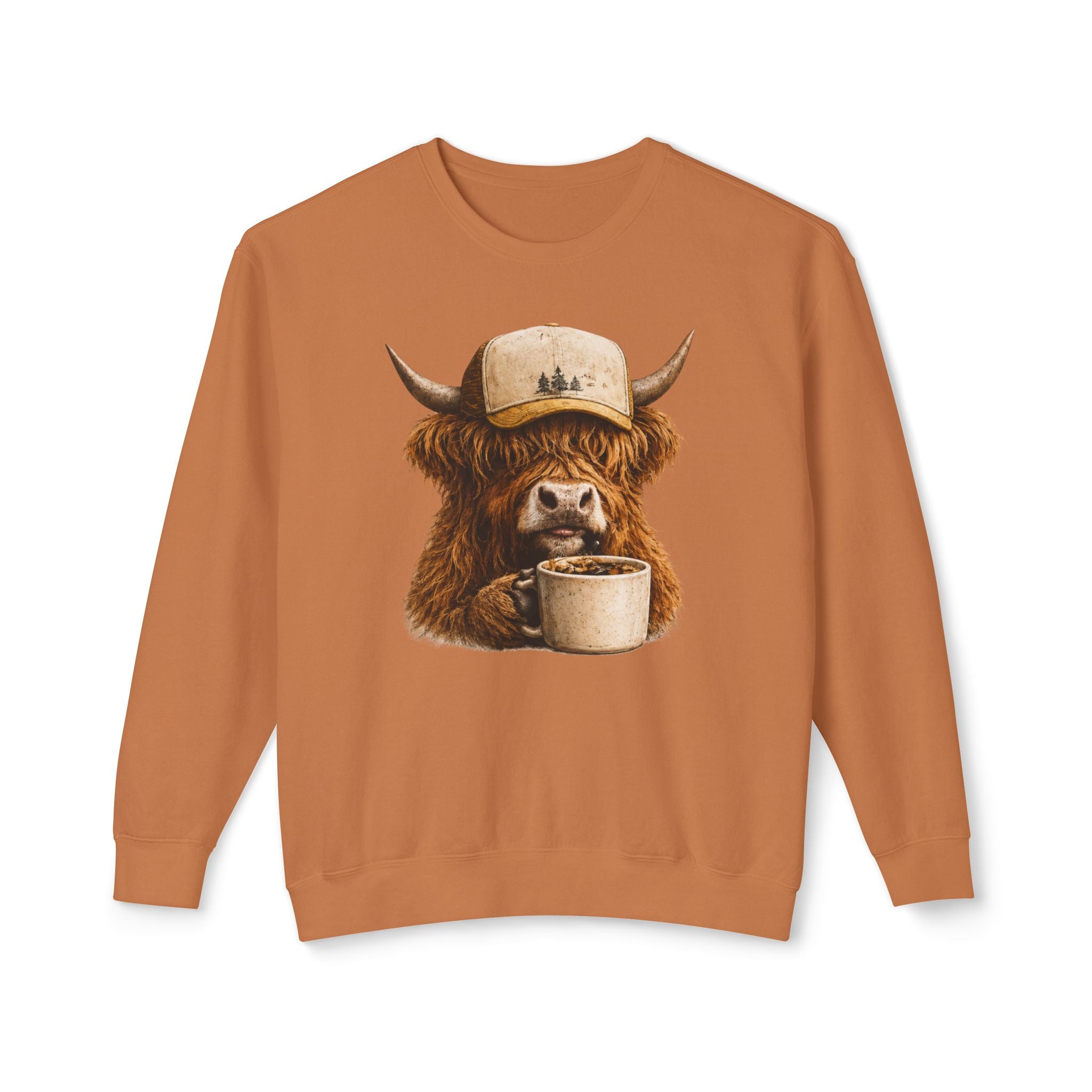 Highland Cow Coffee Sweatshirt