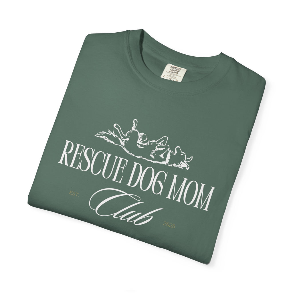Rescue Dog Mom Club Tee | Comfort Colors® Rescue Dog Shirt | Piper and Friends