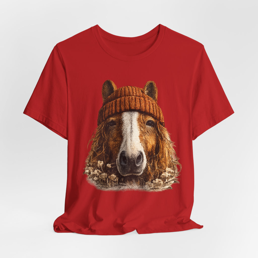 Horse in a Beanie