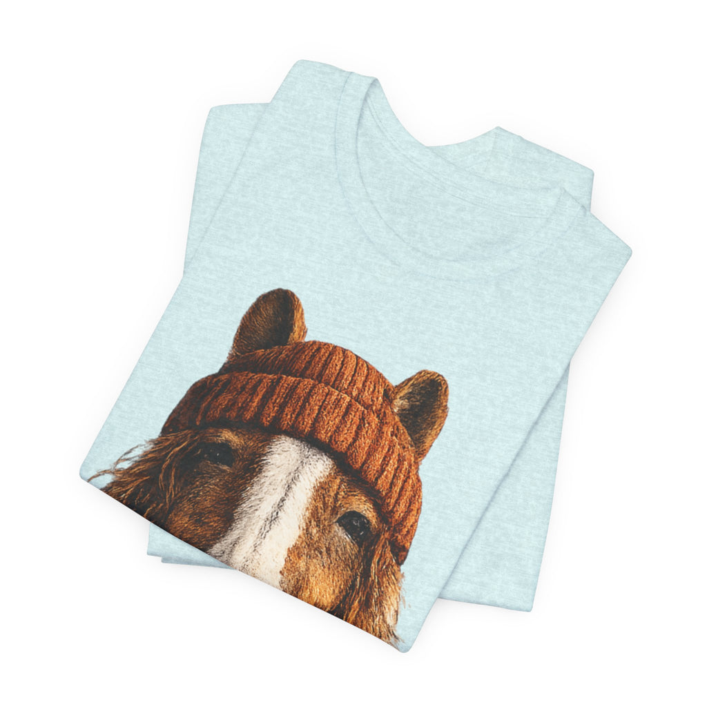 Horse in a Beanie