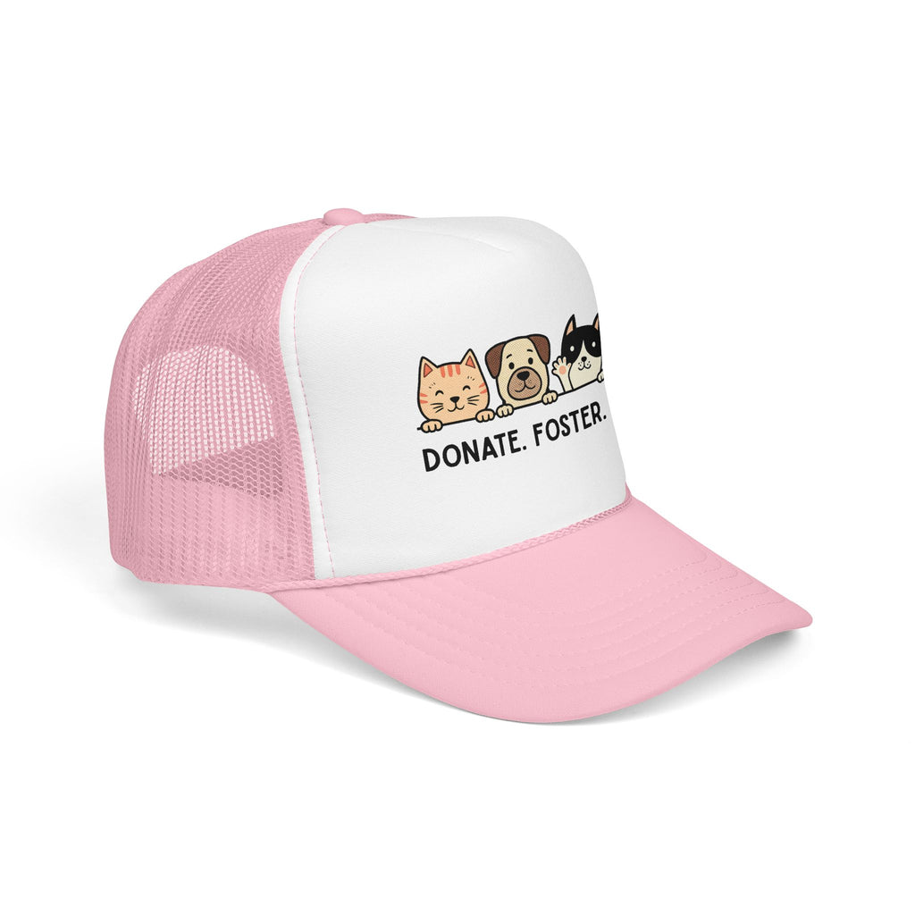 Donate Foster Adopt Trucker Hat — Rescue Pet Mesh Cap
