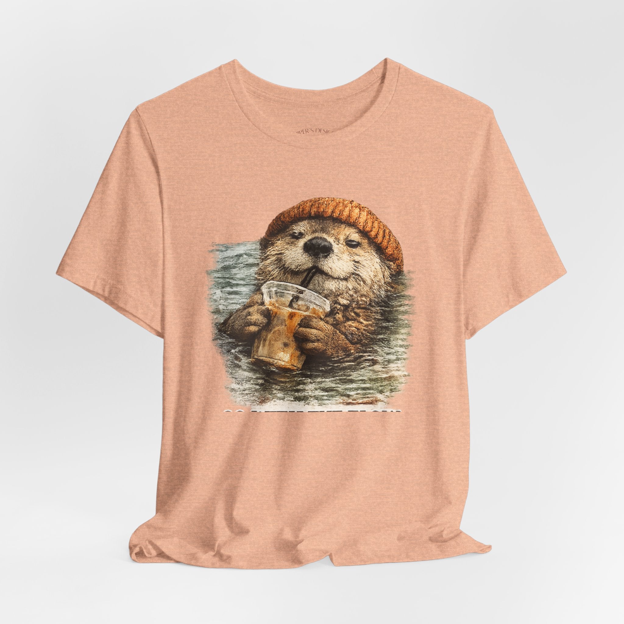Beanie Beaver with Coffee