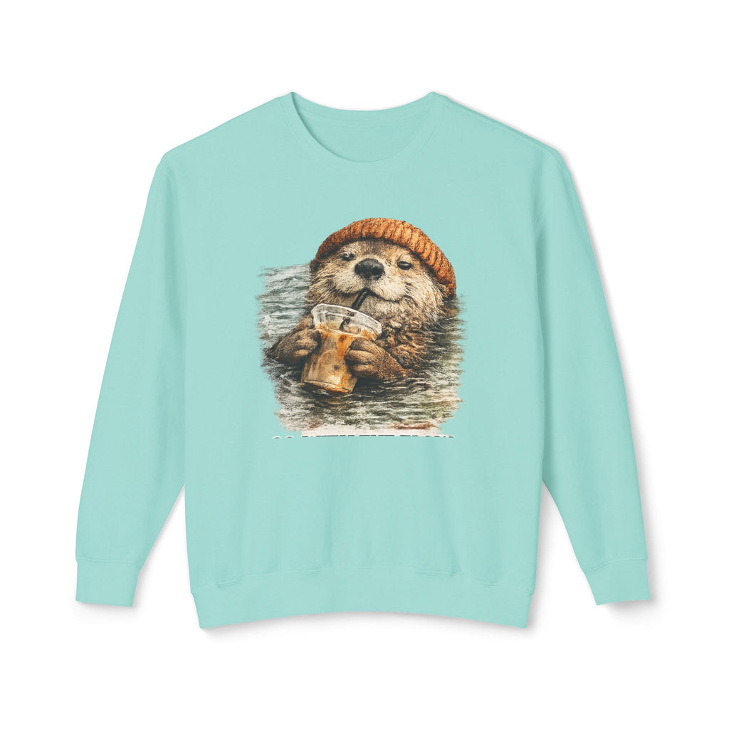 Beanie Beaver with Coffee Sweatshirt