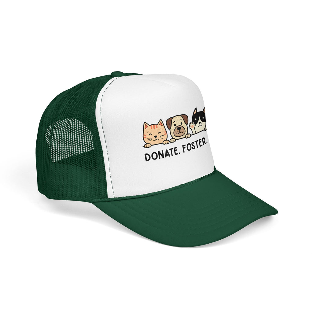 Donate Foster Adopt Trucker Hat — Rescue Pet Mesh Cap