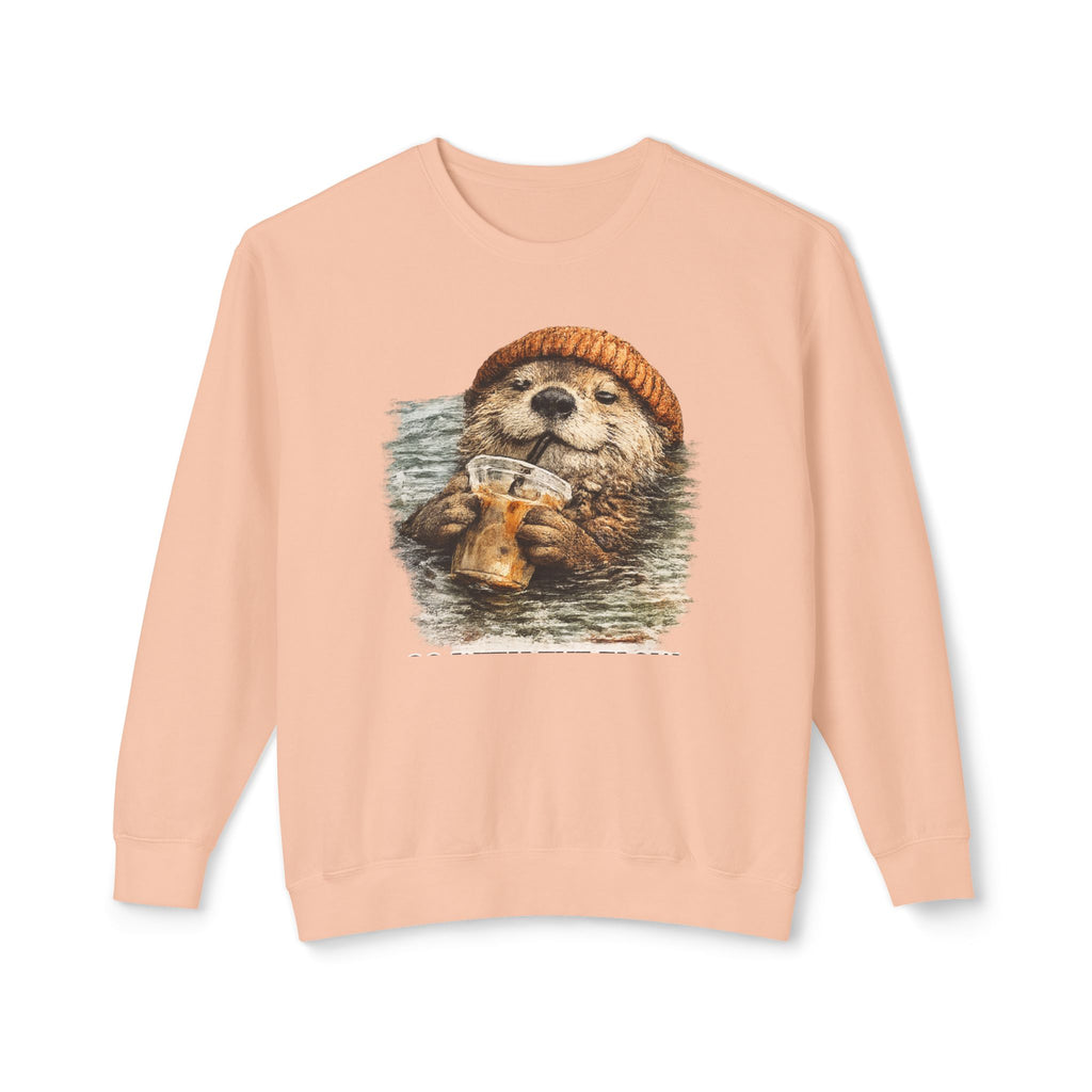 Beanie Beaver with Coffee Sweatshirt