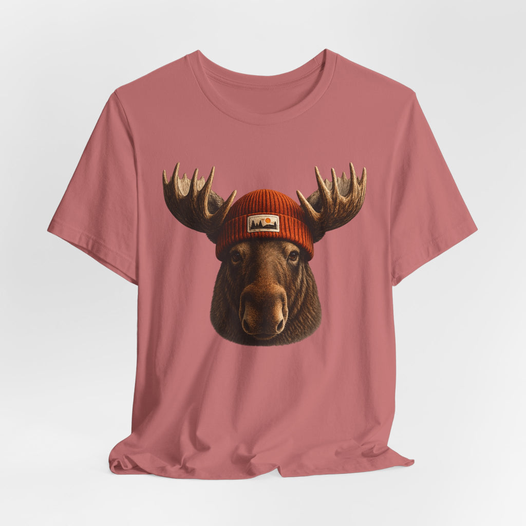 Moose in a Beanie