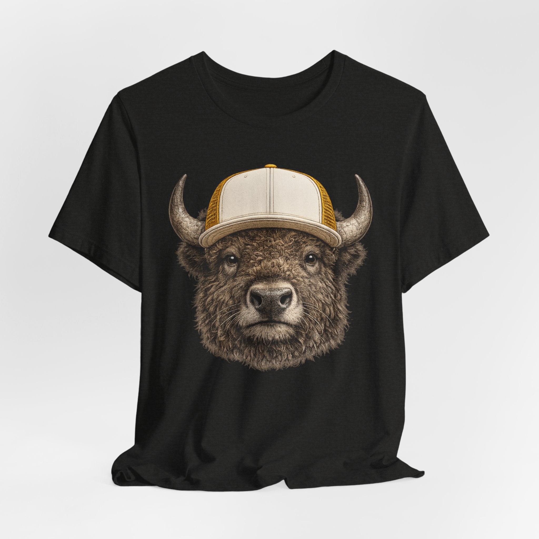 Bison in Trucker Hat