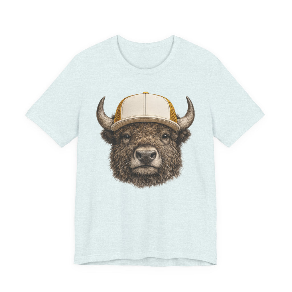 Bison in Trucker Hat