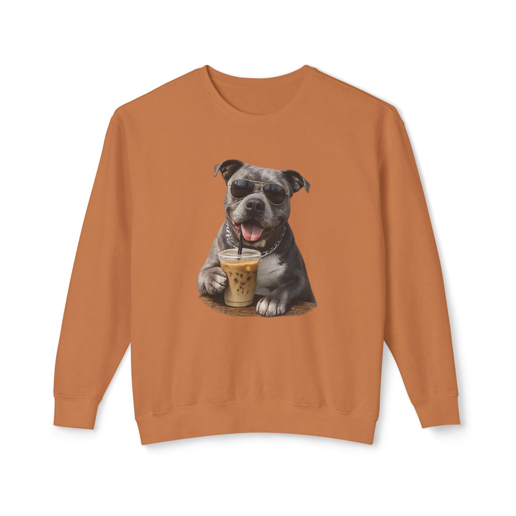 Pittie with Coffee Sweatshirt