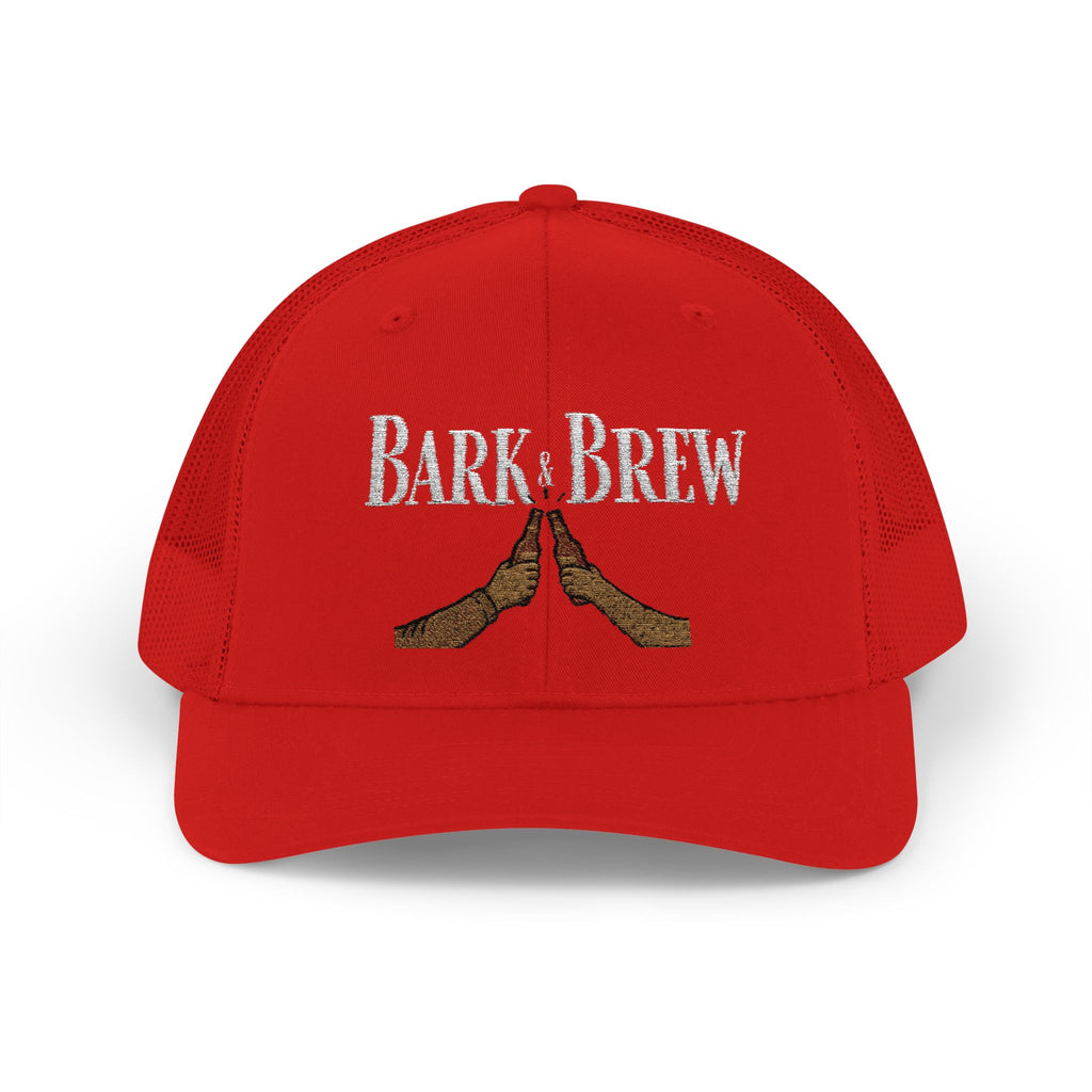 Trucker Cap — "Bark and Brew"  Snapback