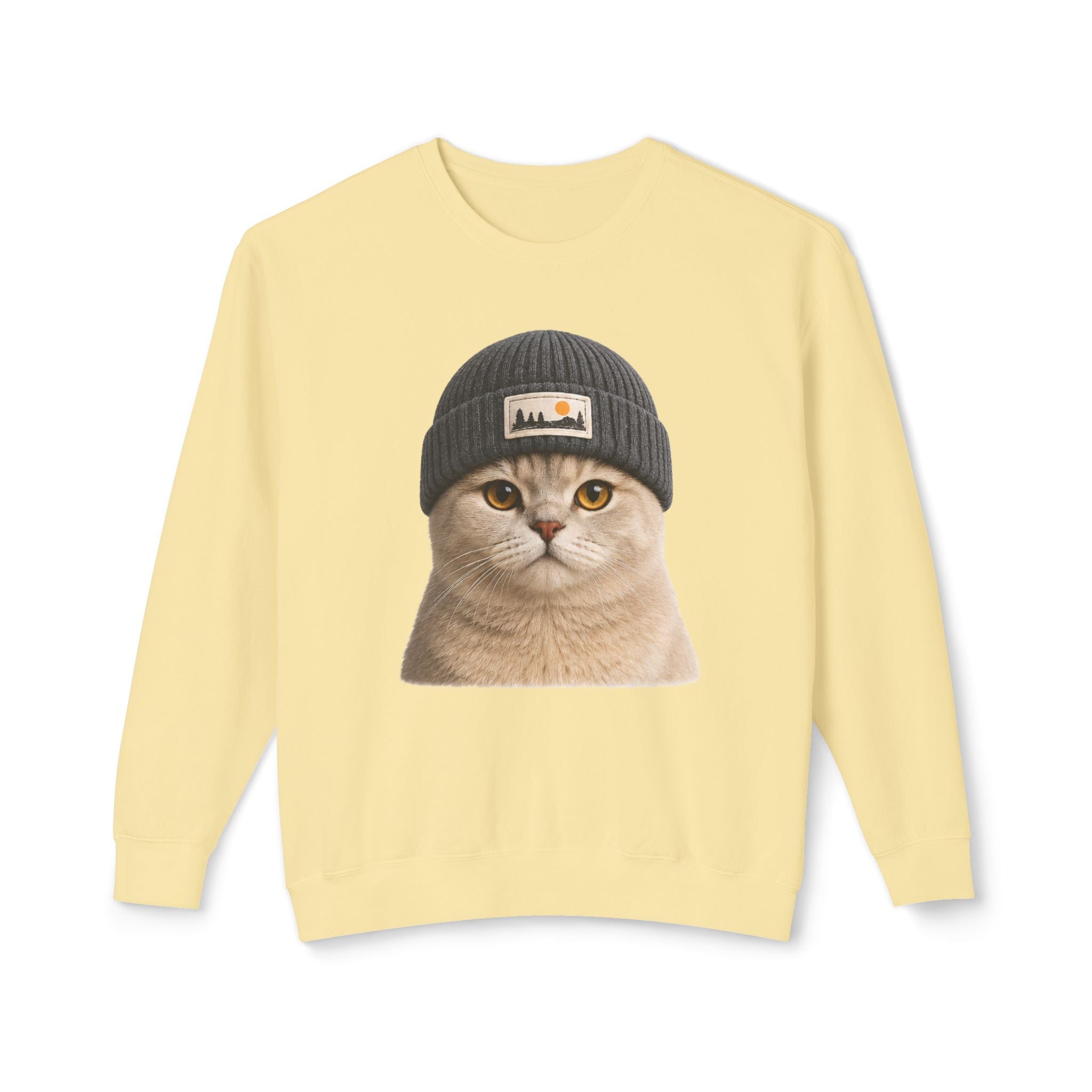 Cat Beanie Sweatshirt