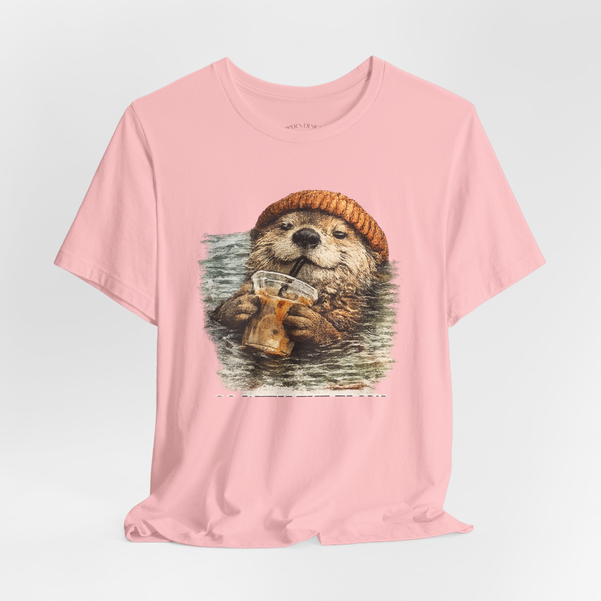 Beanie Beaver with Coffee