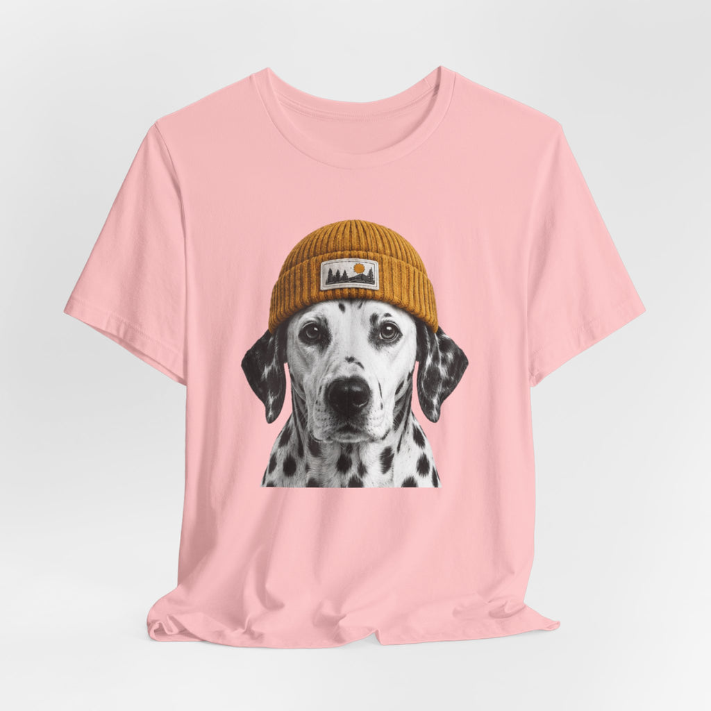 Dalmatian in a Beanie
