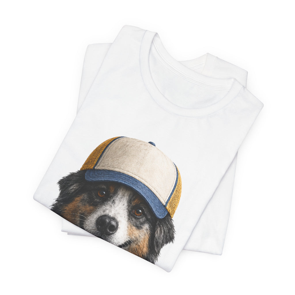 Aussie in a trucker hat