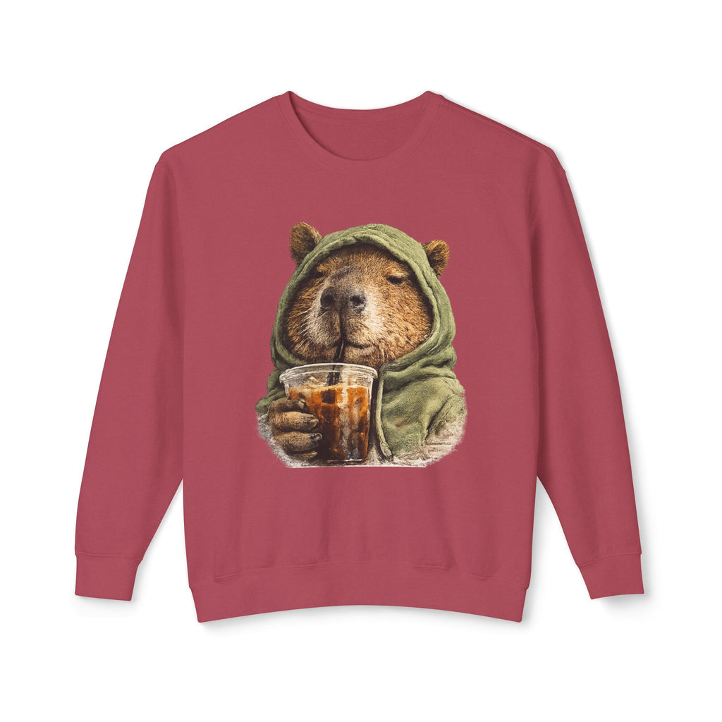 Capybara with Coffee Sweatshirt