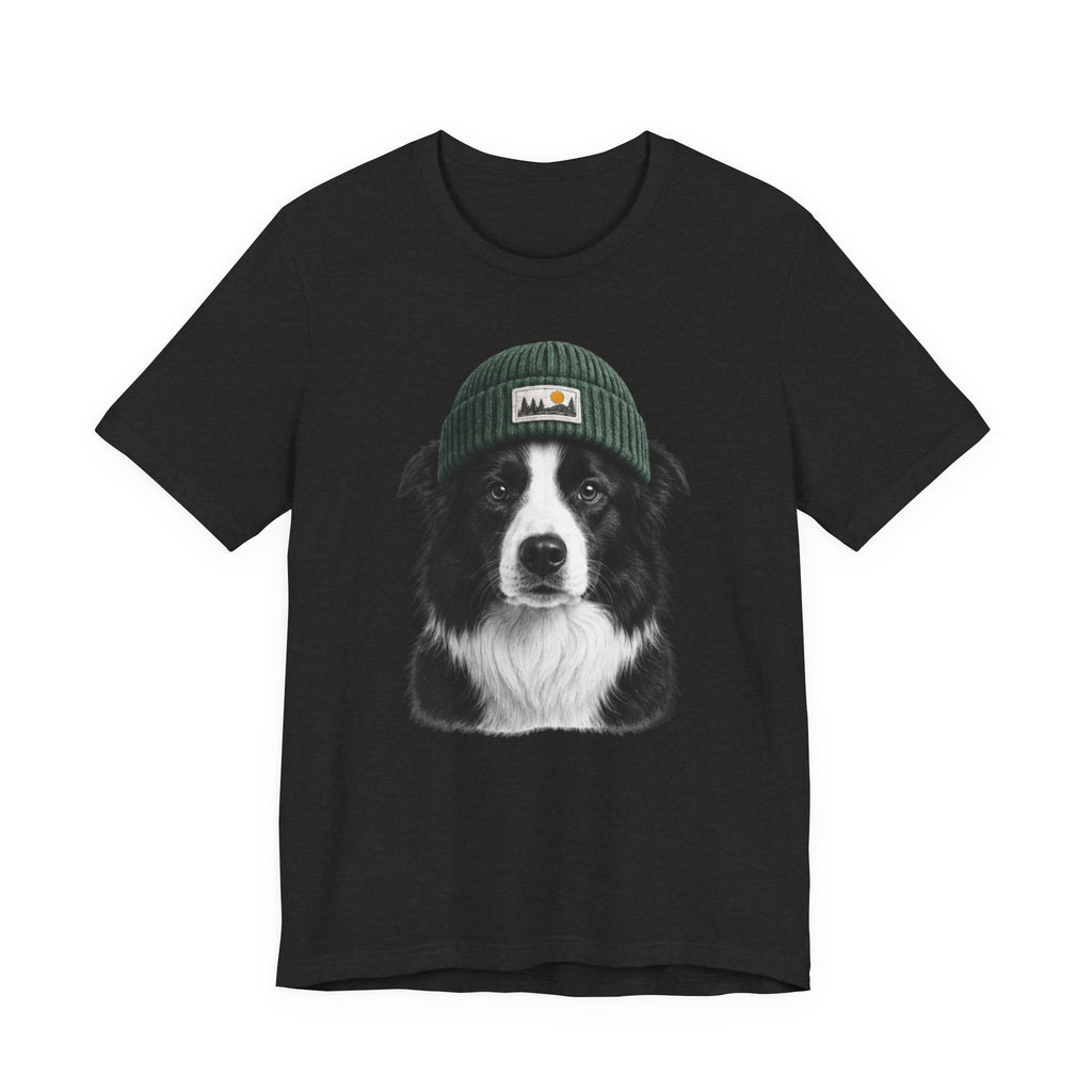 Border Collie in a Beanie