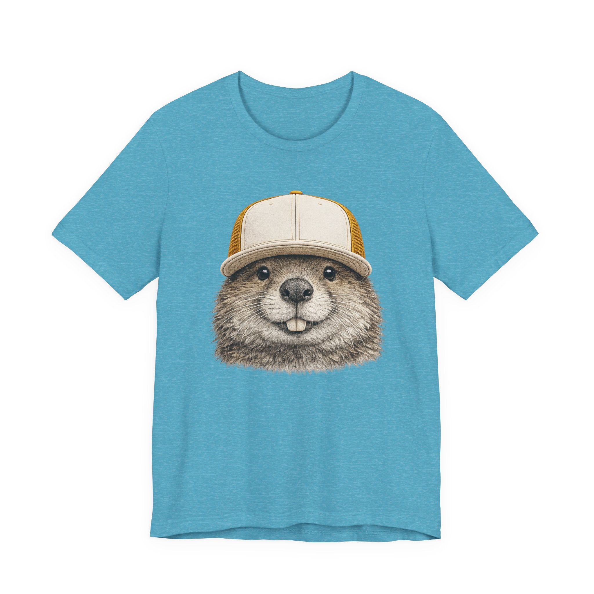Beaver in Trucker Hat