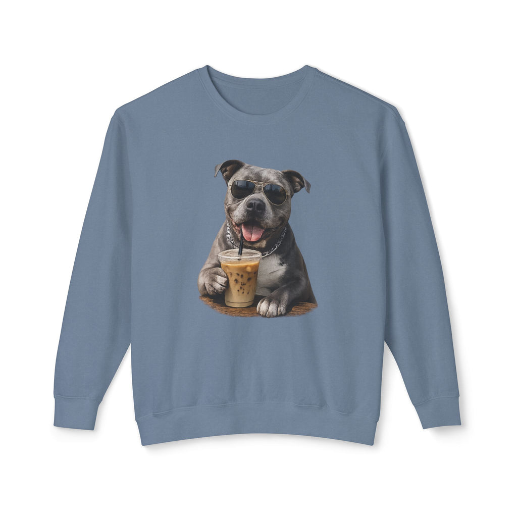 Pittie with Coffee Sweatshirt