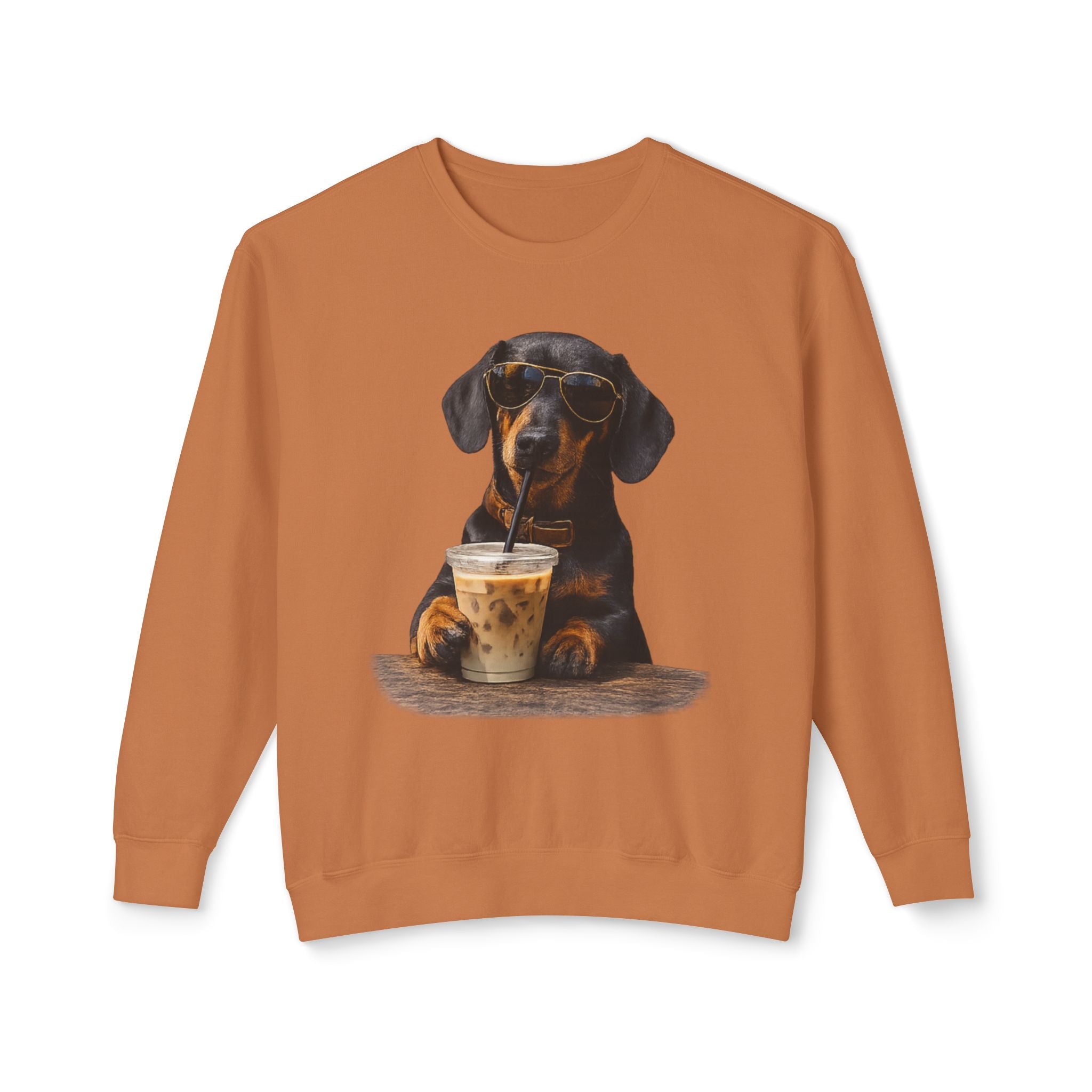Dachshund with Coffee Sweatshirt