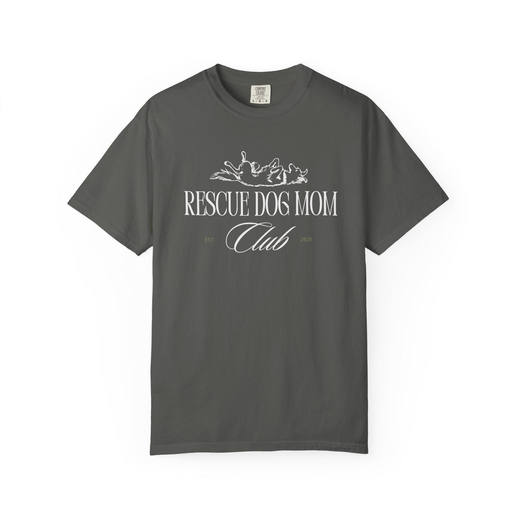 Rescue Dog Mom Club Tee | Comfort Colors® Rescue Dog Shirt | Piper and Friends