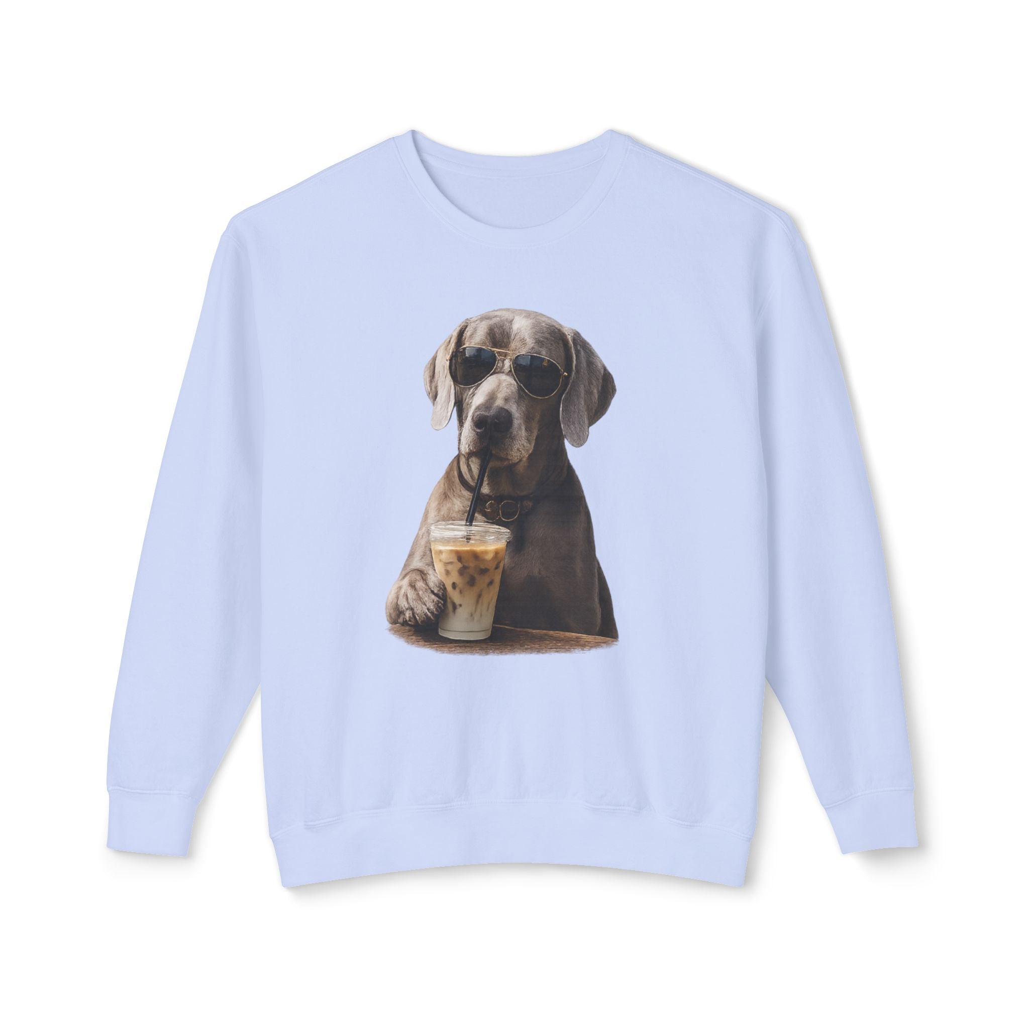 Weimaraner with Coffee Sweatshirt