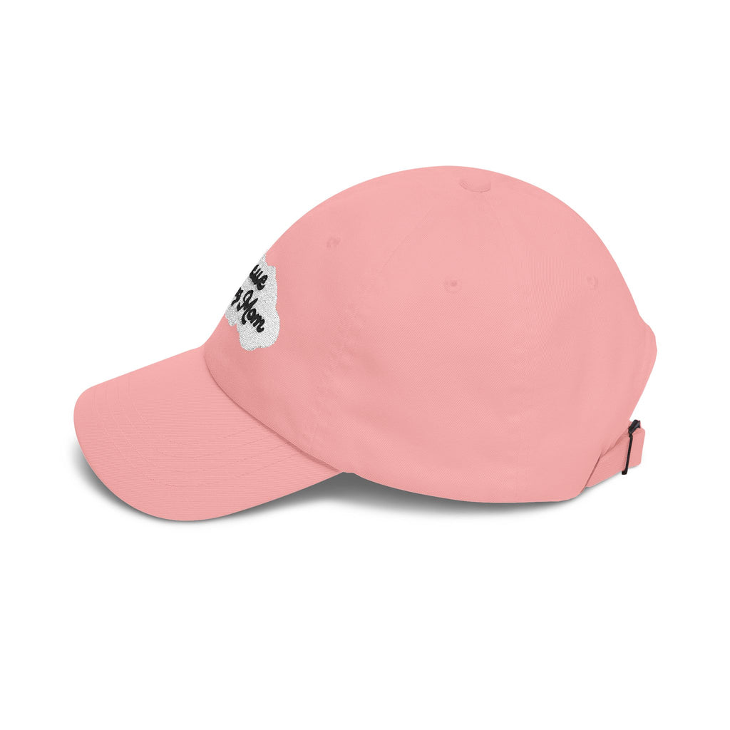 Rescue Dog Mom Embroidered Dad Hat | Dog Mom Baseball Cap | Rescue Pet Mom Gift