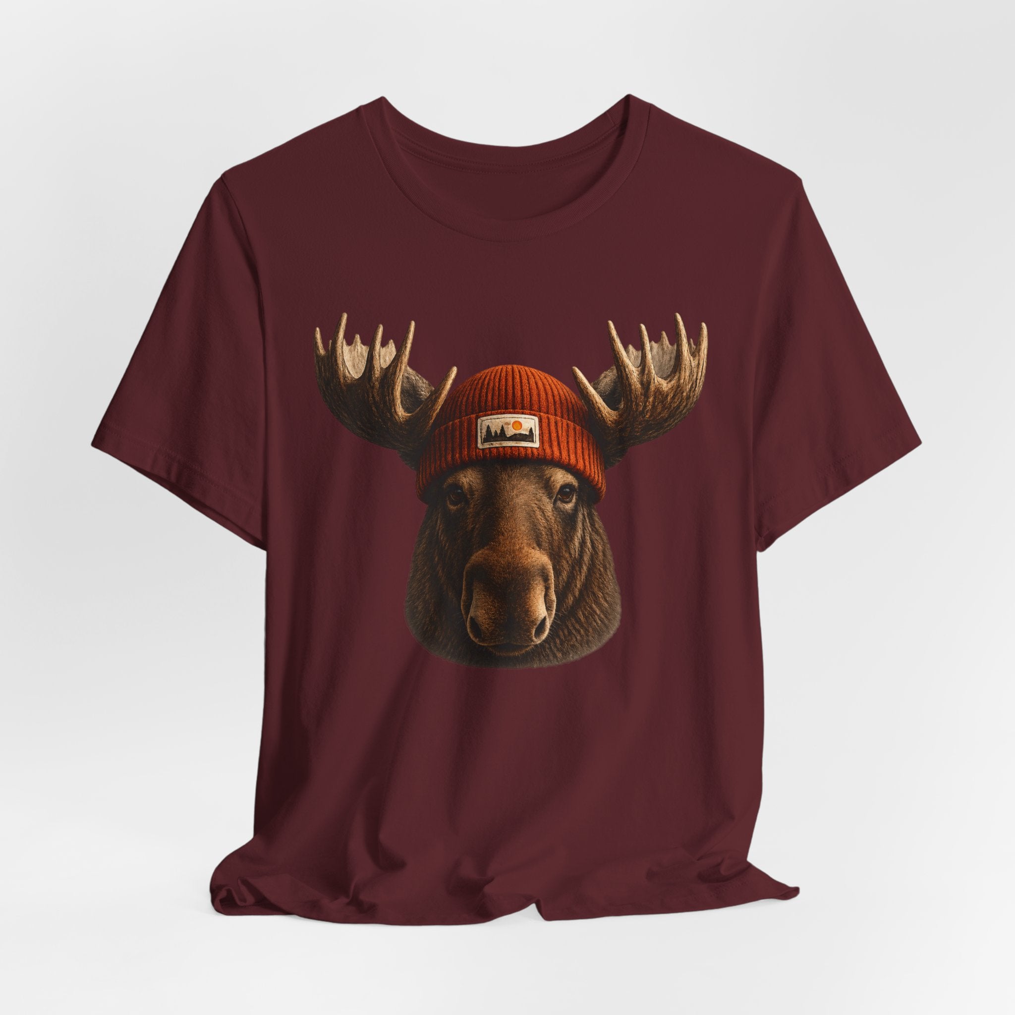 Moose in a Beanie