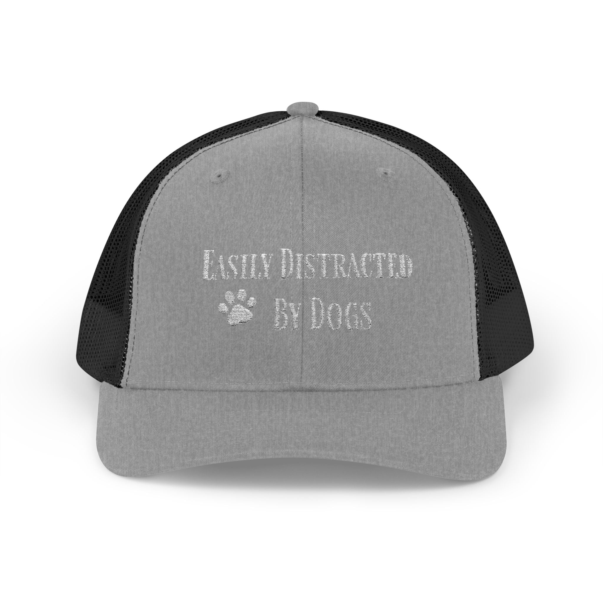 Trucker Cap — "Easily Distracted By Dogs"  Snapback